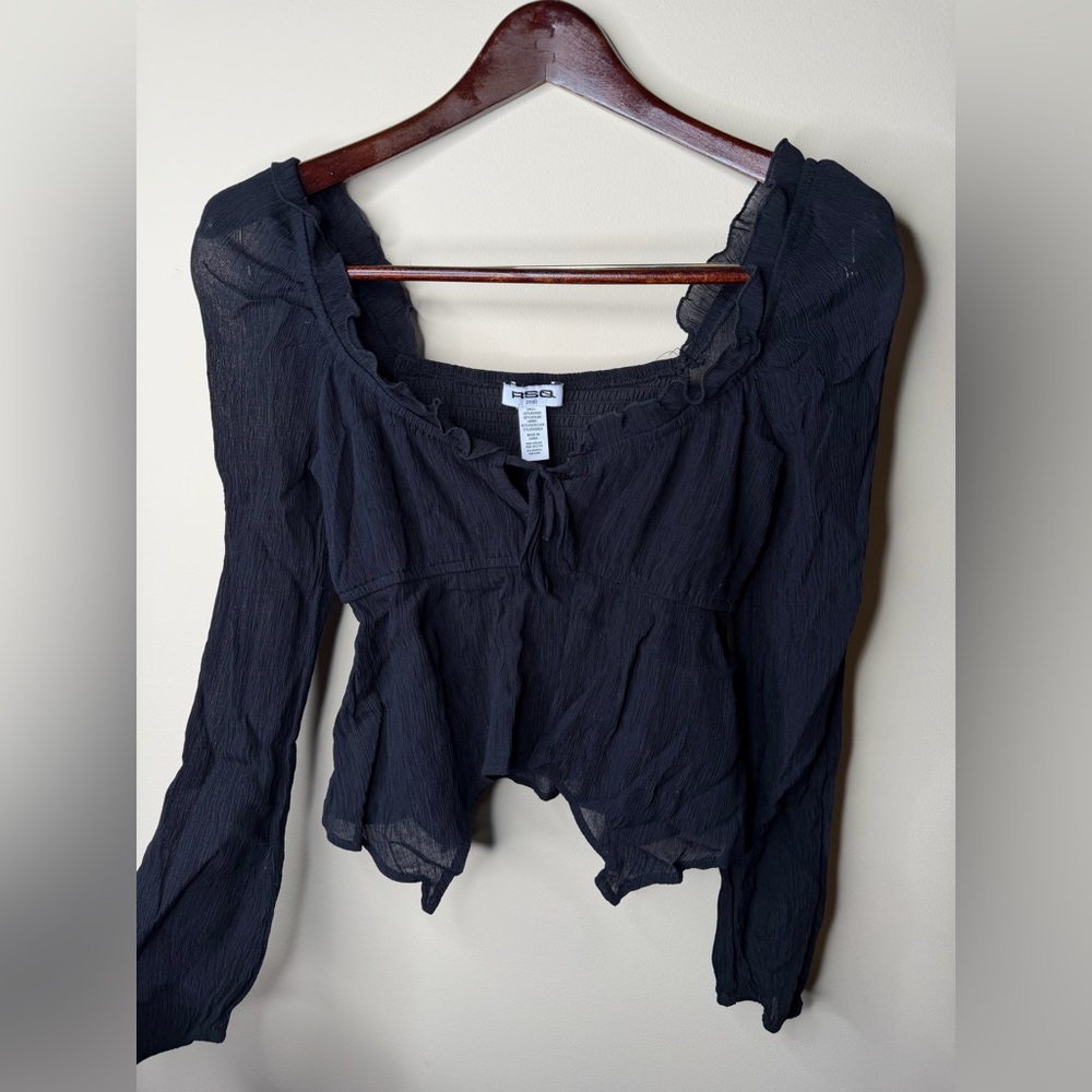 RSQ Black Blouse